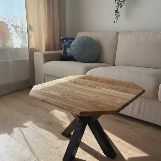 Ash Wood Coffee Table