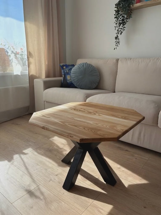 Ash Wood Coffee Table